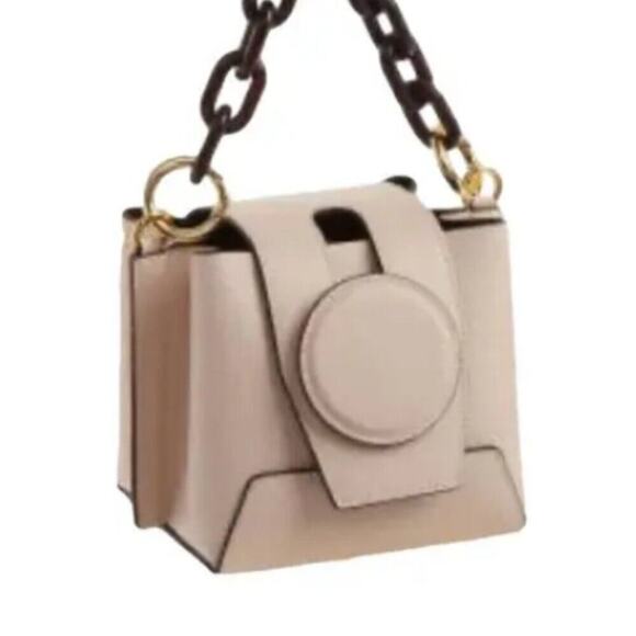 YUZEFI Leather Daria ShouldernBag in Blush - $545. - Picture 3 of 13